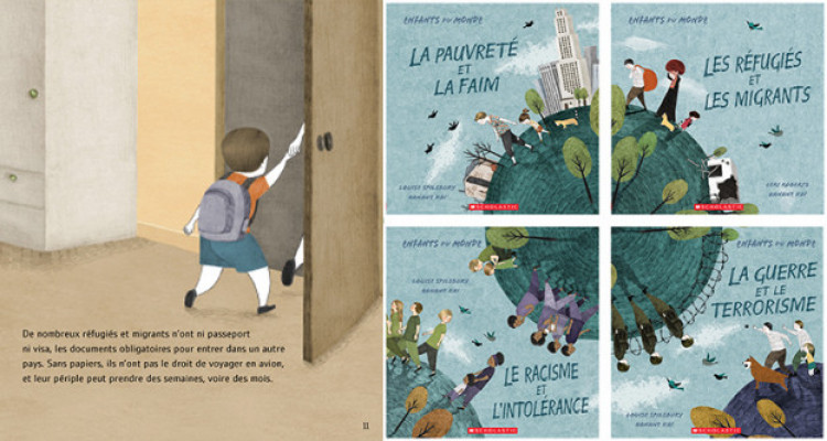 Enfants du monde; une nouvelle collection des Éditions Scholastic pour parler de l'actualité avec les enfants
